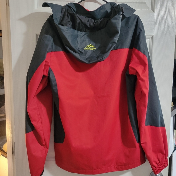 Kischers Outdoorsport WeatherGear Jacket Coat Weather Proof S Red NWOT - Picture 8 of 16